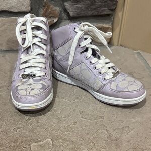 Coach high top shoes
